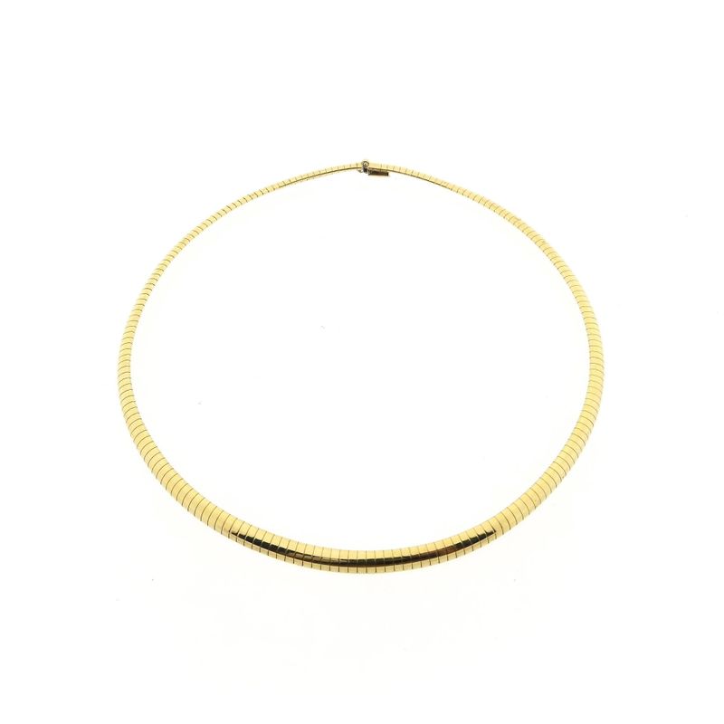 Afbeelding 8 van Gouden omega schakelcollier 