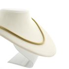 Image 4 of Gold snake link necklace