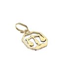 Image 5 of Gold zodiac sign pendant; Libra