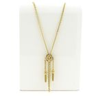 Image 1 of Antique gold sliding chain with tassels