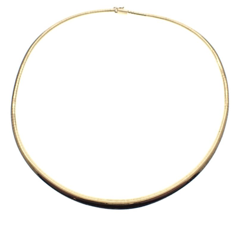 Image 7 of Gold Omega necklace; Women | 44 cm