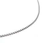 Image 3 of White gold Venetian chain | 40 cm