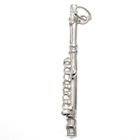 Image 1 of Silver charm; Transverse flute