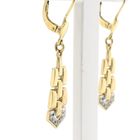 Image 3 of Two-tone gold earrings