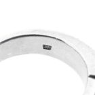 Image 5 of Silver ring with synthetic sapphire.