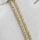 Image 9 of Gold square king's link bracelet | 23 cm