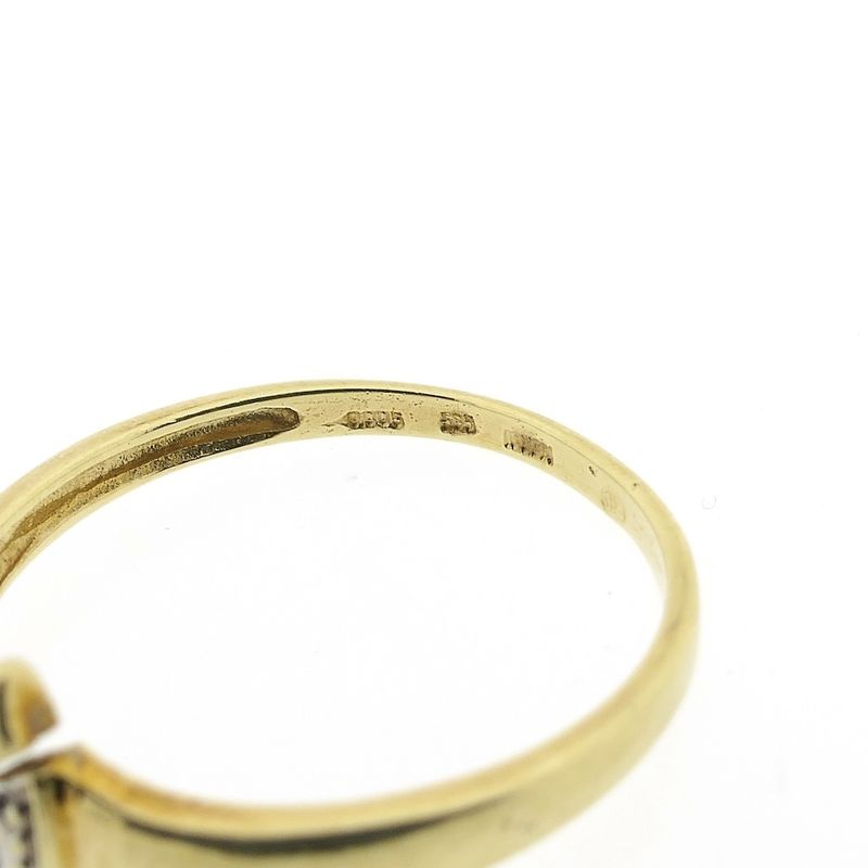 Image 6 of Golden fantasy ring with diamond | 0.005 ct.