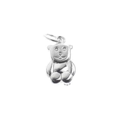 Image 1 of Silver charm; Bear
