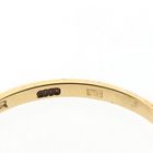 Image 5 of Gold ring with diamond; 0.005 ct.
