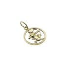 Image 8 of Gold zodiac sign pendant; Sagittarius