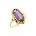 Image 1 of Gold ring with amethyst | Vintage
