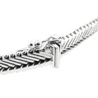 Afbeelding 5 van Witgouden visgraat schakelarmband met diamanten; 0,24 ct. | 19,5 cm