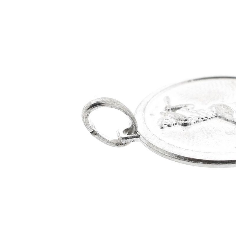 Image 4 of Silver sports pendant of a baseball player