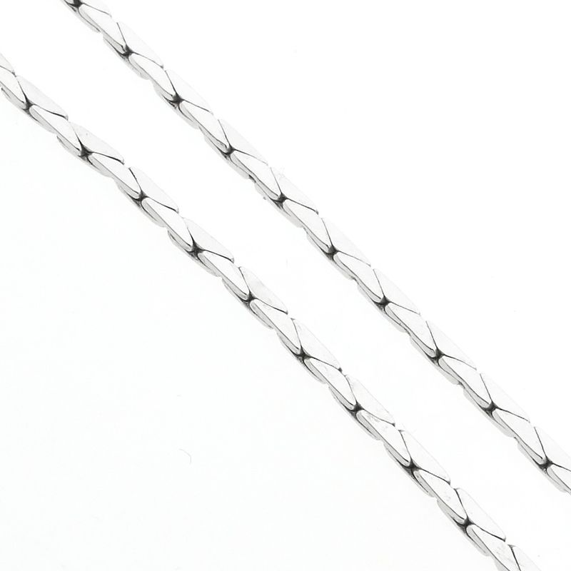 Image 6 of White gold necklace with Tahitian pearl and diamonds; 0.35 ct.