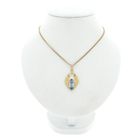 Image 3 of Gold pendant with Aquamarine