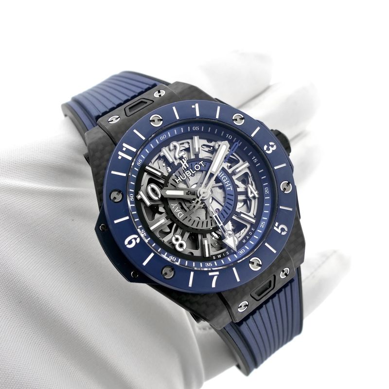 Image 23 of Hublot Big Bang Unico GMT Carbon Blue Ceramic 471.QL.7127.RX; Automatic men's watch