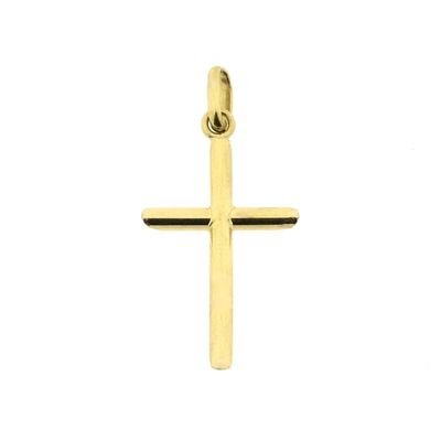 Image 1 of Gold pendant with a subtle cross