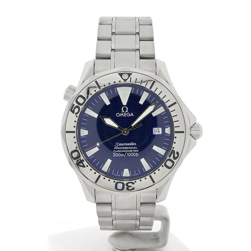 Image 19 of Omega Seamaster 300m 'Electric Blue' 2255.80.00; Automatic men's diving watch