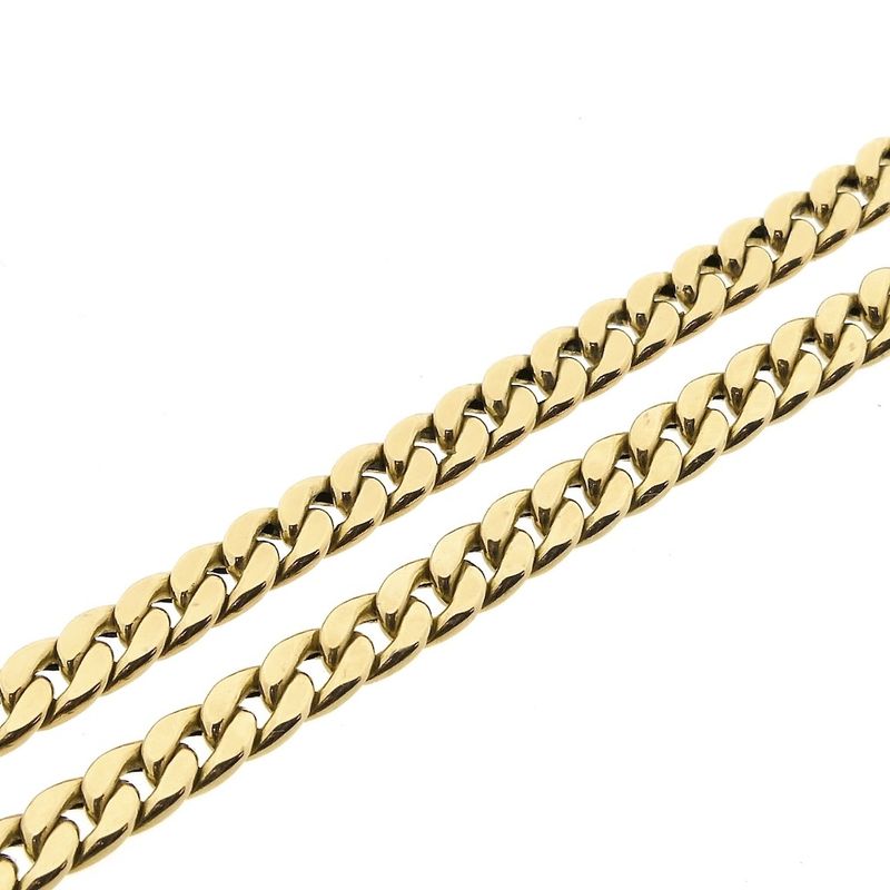 Image 8 of Robust gold gourmet link necklace