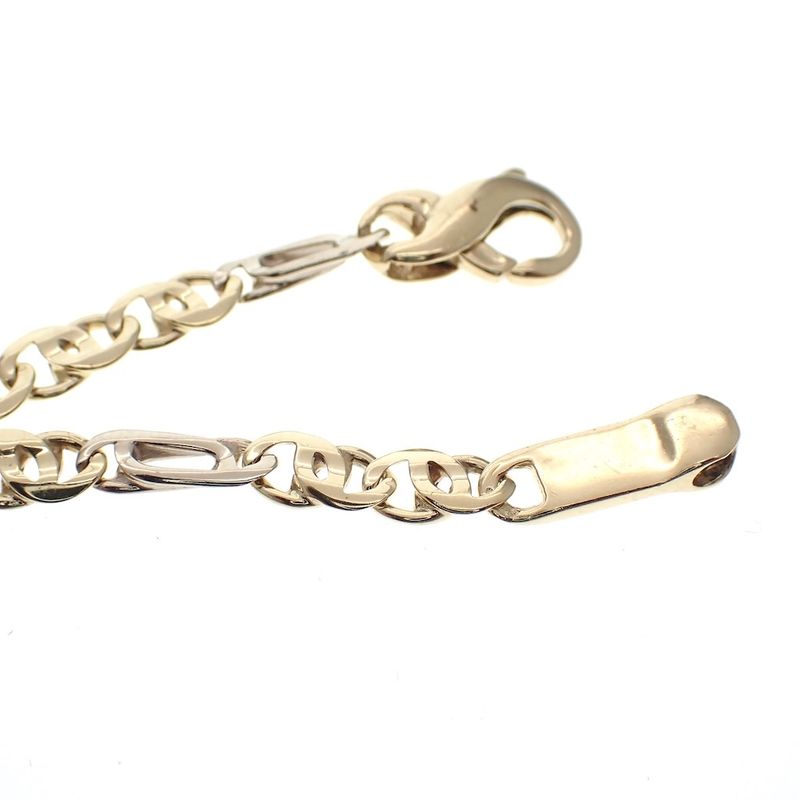 Image 4 of Two-tone gold infinity link bracelet; Collinea | 21 cm