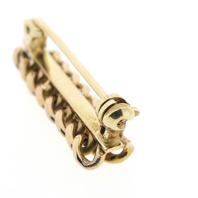 Image 5 of Vintage gold link brooch