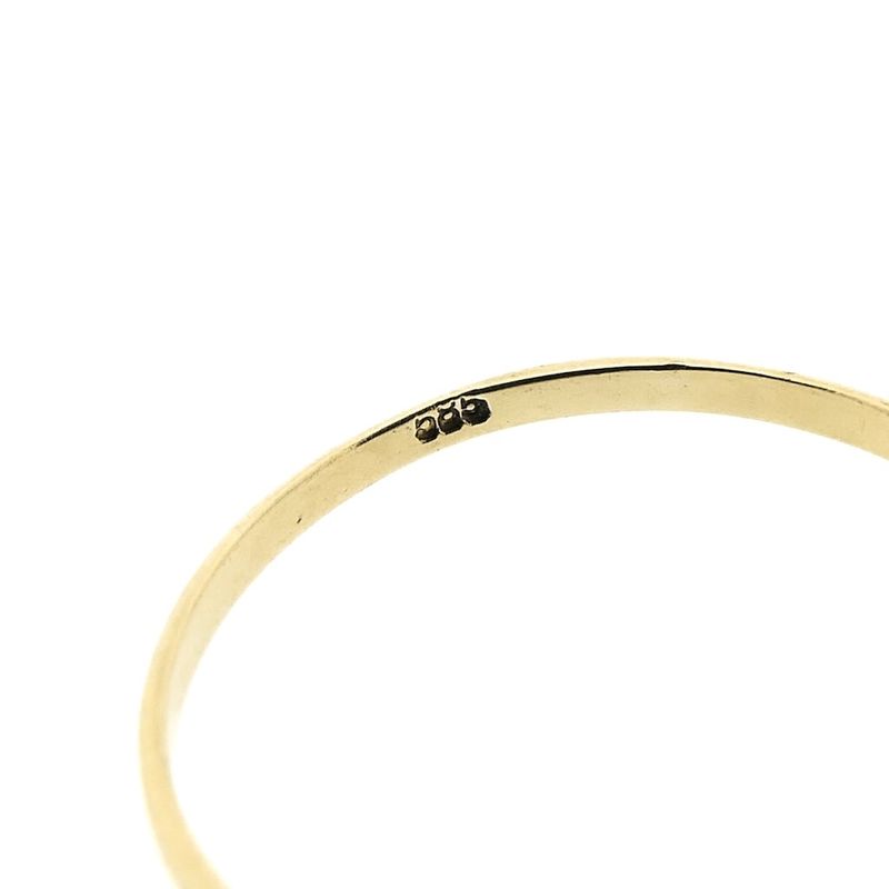 Image 6 of Two-tone gold solitaire ring with diamond | 0.005 ct.