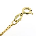 Image 8 of Golden Venetian link chain | 71 cm