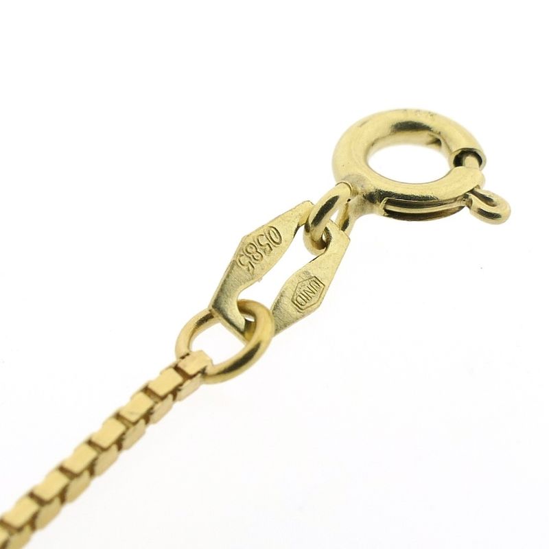 Image 8 of Golden Venetian link chain | 71 cm