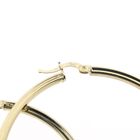 Image 5 of Gold earrings with zirconia; Ø 51.5 mm