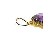 Image 5 of Gold pendant with purple glass