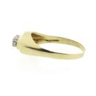 Image 8 of Gold ring with diamonds; 0.15 ct.