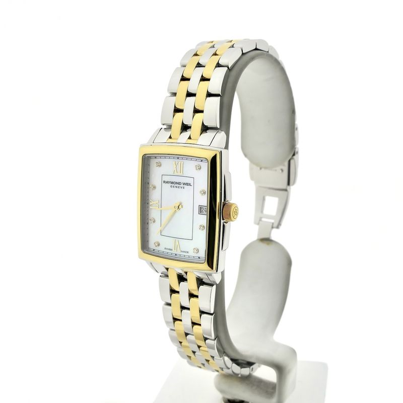 Image 3 of Raymond Weil Toccata 5925-STP-00995; Bi-color women's watch with diamonds