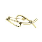 Image 6 of Vintage gold brooch with pearl