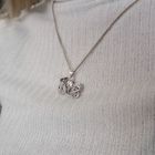 Image 3 of Silver pendant of a motorcycle
