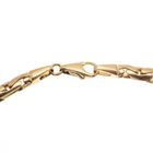 Image 3 of Gold flat infinity link bracelet | 21 cm