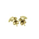 Image 7 of Gold stud earrings with diamonds
