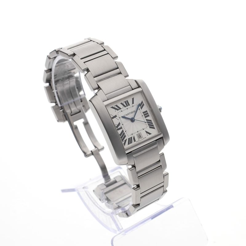 Image 3 of Cartier Tank Française 2302; Automatic unisex watch