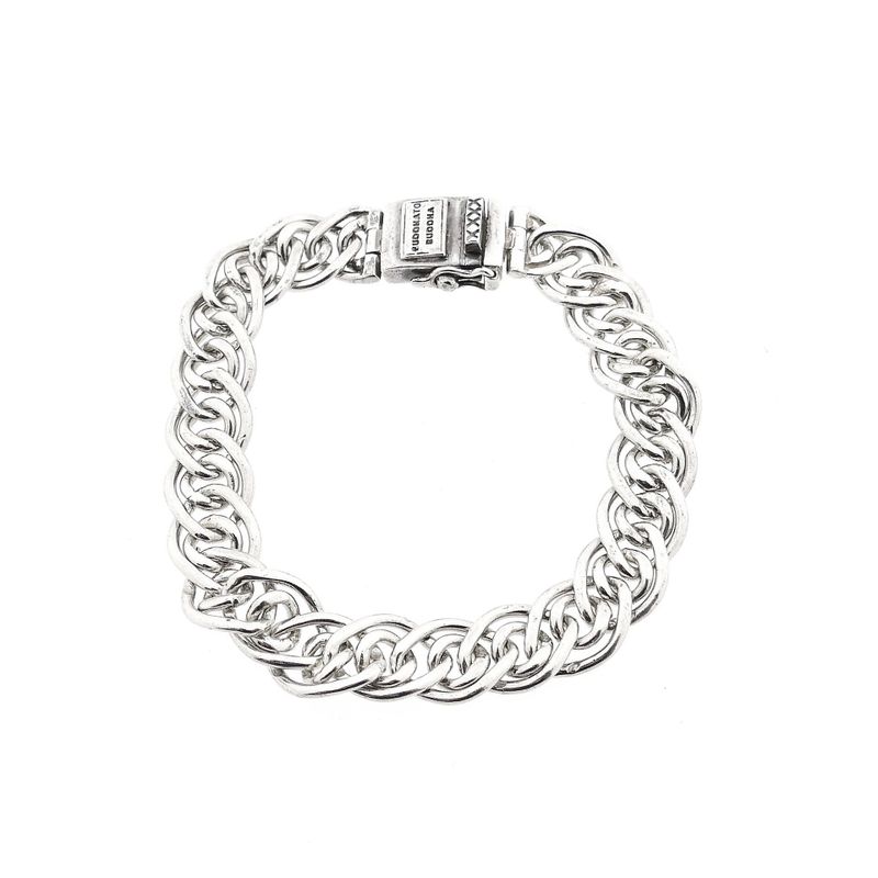 Afbeelding 5 van Zilveren Buddha to Buddha fantasieschakel armband; Nathalie | 18 cm