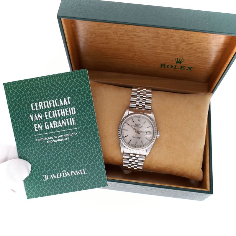 Afbeelding 2 van Rolex Datejust 36mm 16220; Vintage Automatisch Horloge