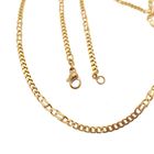 Image 1 of Gold Figaro link chain | 45 cm