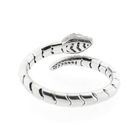 Image 5 of Leo Pizzo white gold 'Serpentine' cuff bracelet with diamonds; Size XS