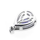 Image 4 of 18-karat white gold pendant with tanzanite and diamond | 0.18 ct.