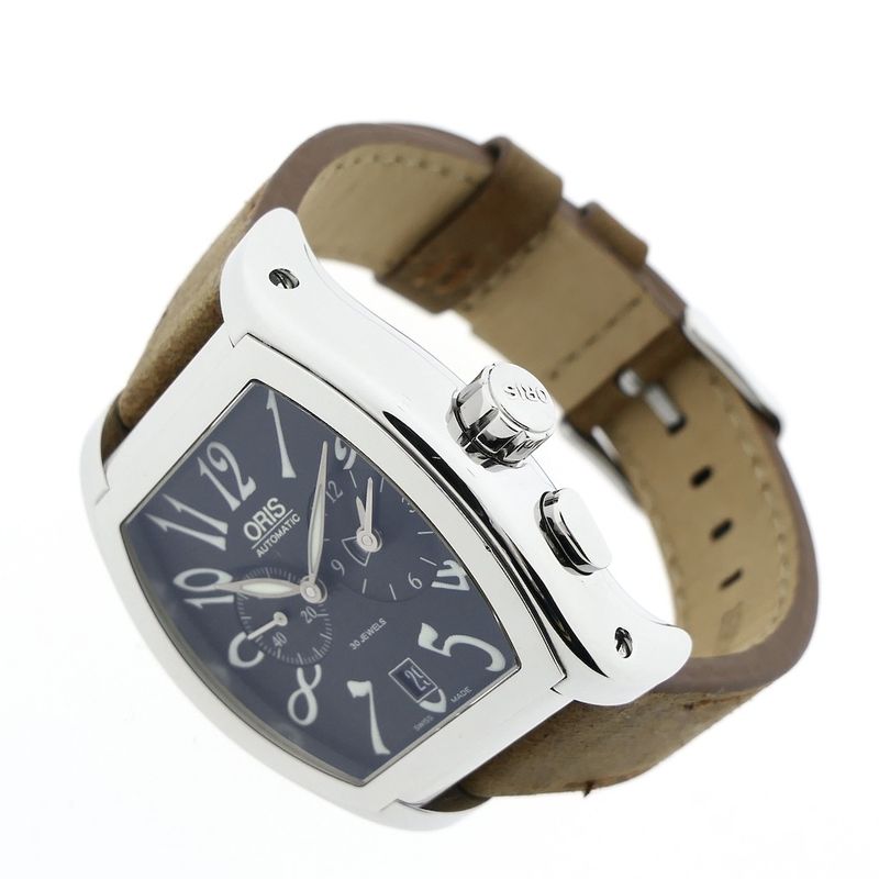 Image 4 of Oris Tonneau Worldtimer; Automatic GMT men's watch