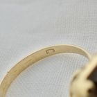 Image 8 of 18K Gold Ring with Smoky Quartz | Vintage