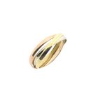Image 1 of Tricolor gold trinity ring