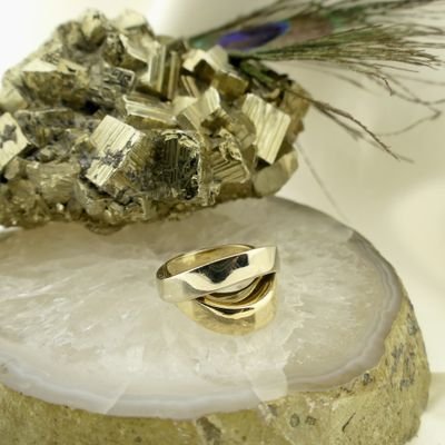 Image 2 of Two-tone gold fantasy ring