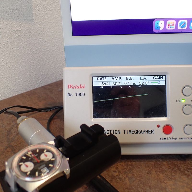 Image 14 of Dugena 136 Chronograph; Vintage men's watch