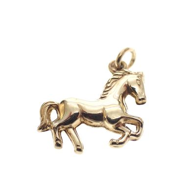 Image 1 of Gold pendant of a horse