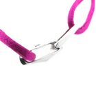 Image 3 of Forever Knots® Handmade Magenta Satin Bracelet with Silver Link