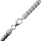 Image 7 of Silver flat gourmet link chain | 50 cm
